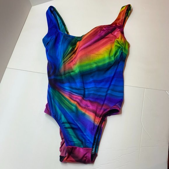 NWT Longitude Twisted Ways Multicolor One Piece Swimsuit - Picture 3 of 5